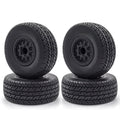 RC Crawler Rubber Tires RC Car Tires 4pcs 12mm Hex Replacement for 1/10 RC Short Course Truck