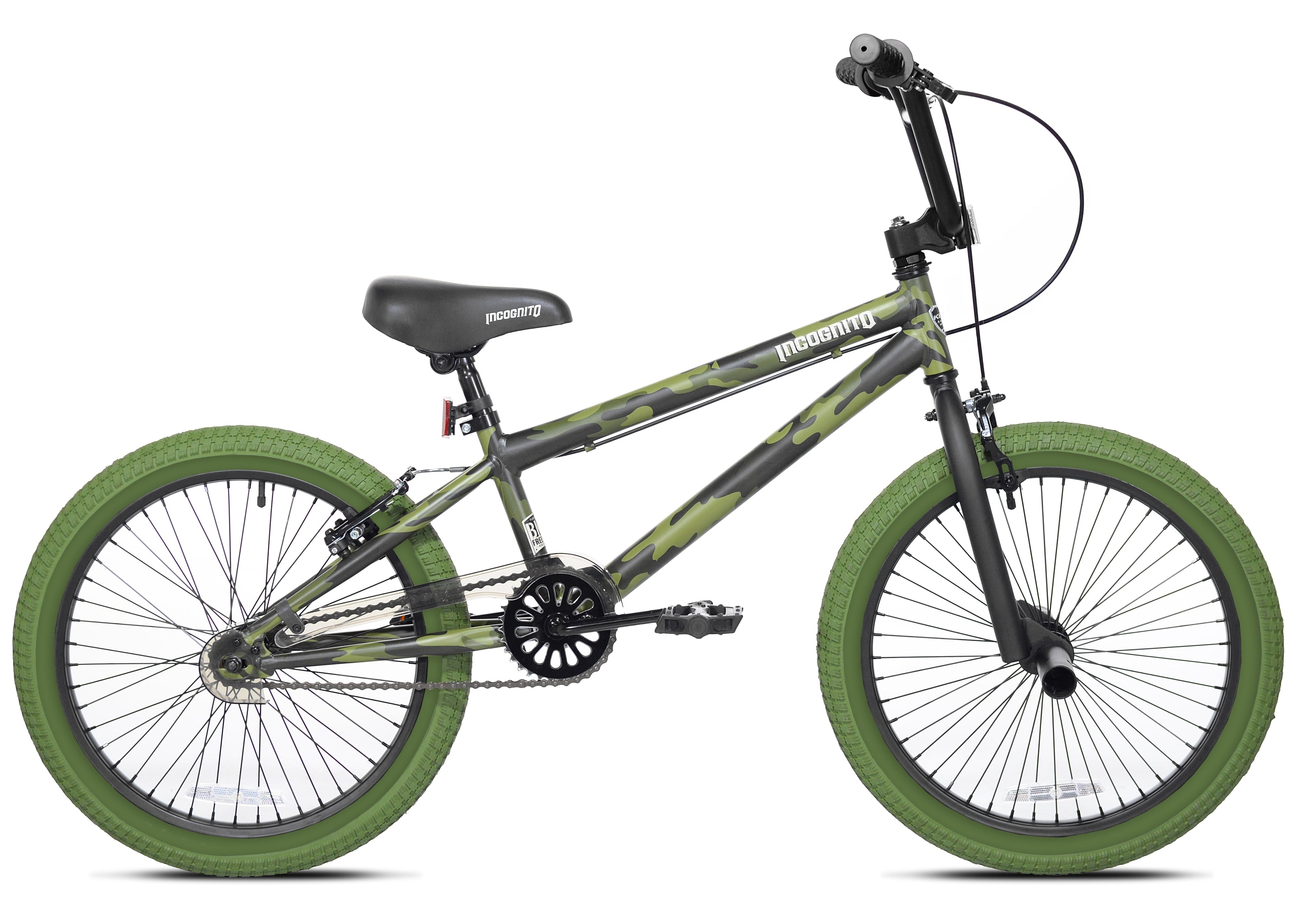 Bicycles 20" Incognito Boy's BMX Child Bicycle, Green Camouflage