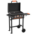 On The Go 2-Burner 22" Cart Griddle with Folding Legs