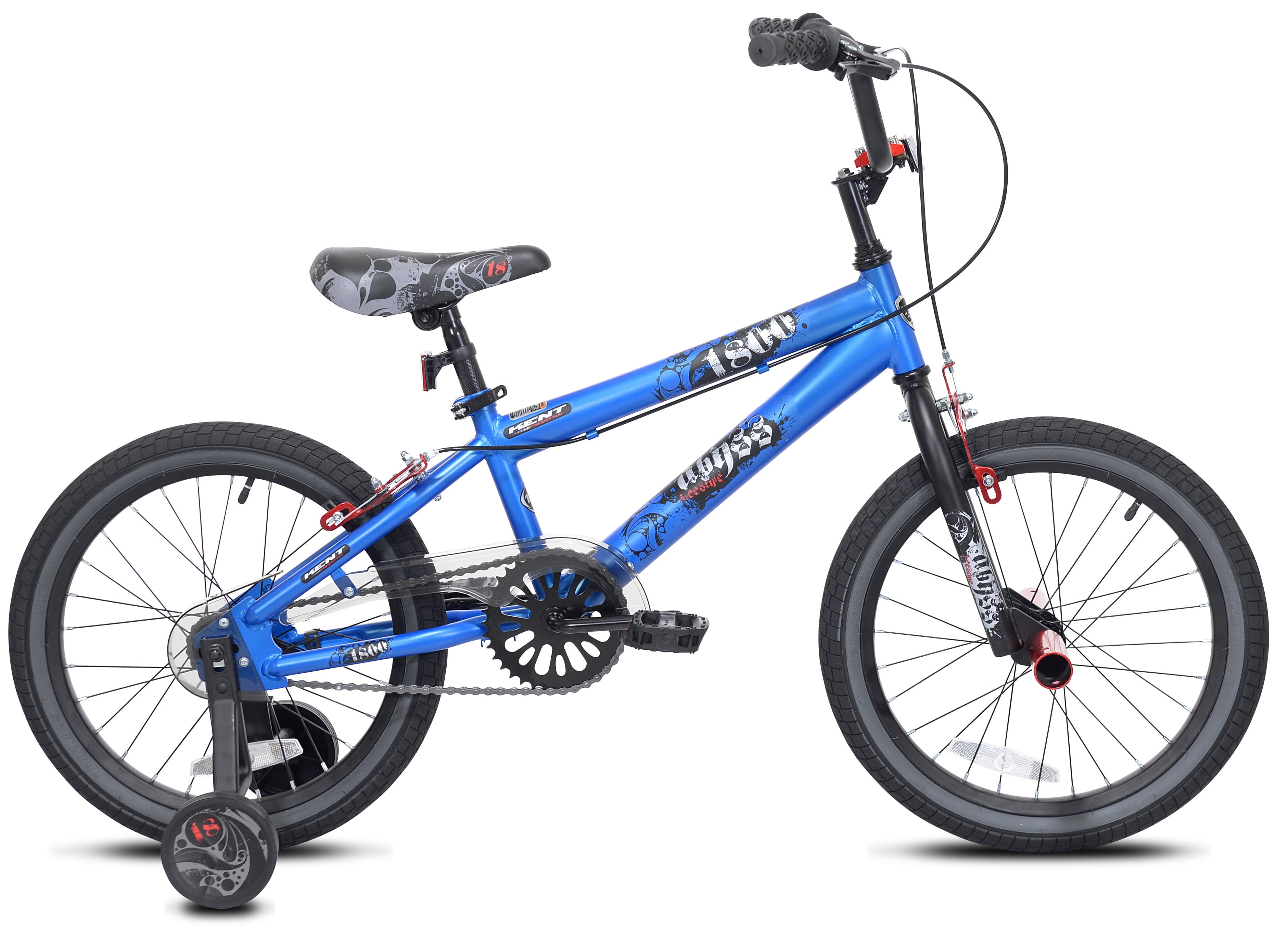 Bicycle 18-inch Abyss Boy's Freestyle BMX Bicycle, Blue