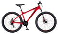 26-in. Durham Unisex Mountain Bike, Red and Black, 21 Speeds