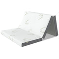 4 Inch Folding Mattress, Portable Trifold Gel Memory Foam Fold Mattresses, Guest Bed, Queen