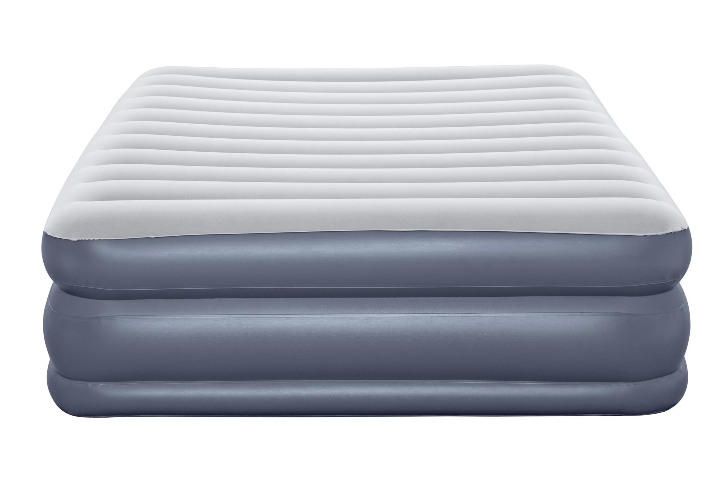 Trail Tritech QuadComfort 18in Air Mattress Antimicrobial Coating with Built-in AC Pump, Queen