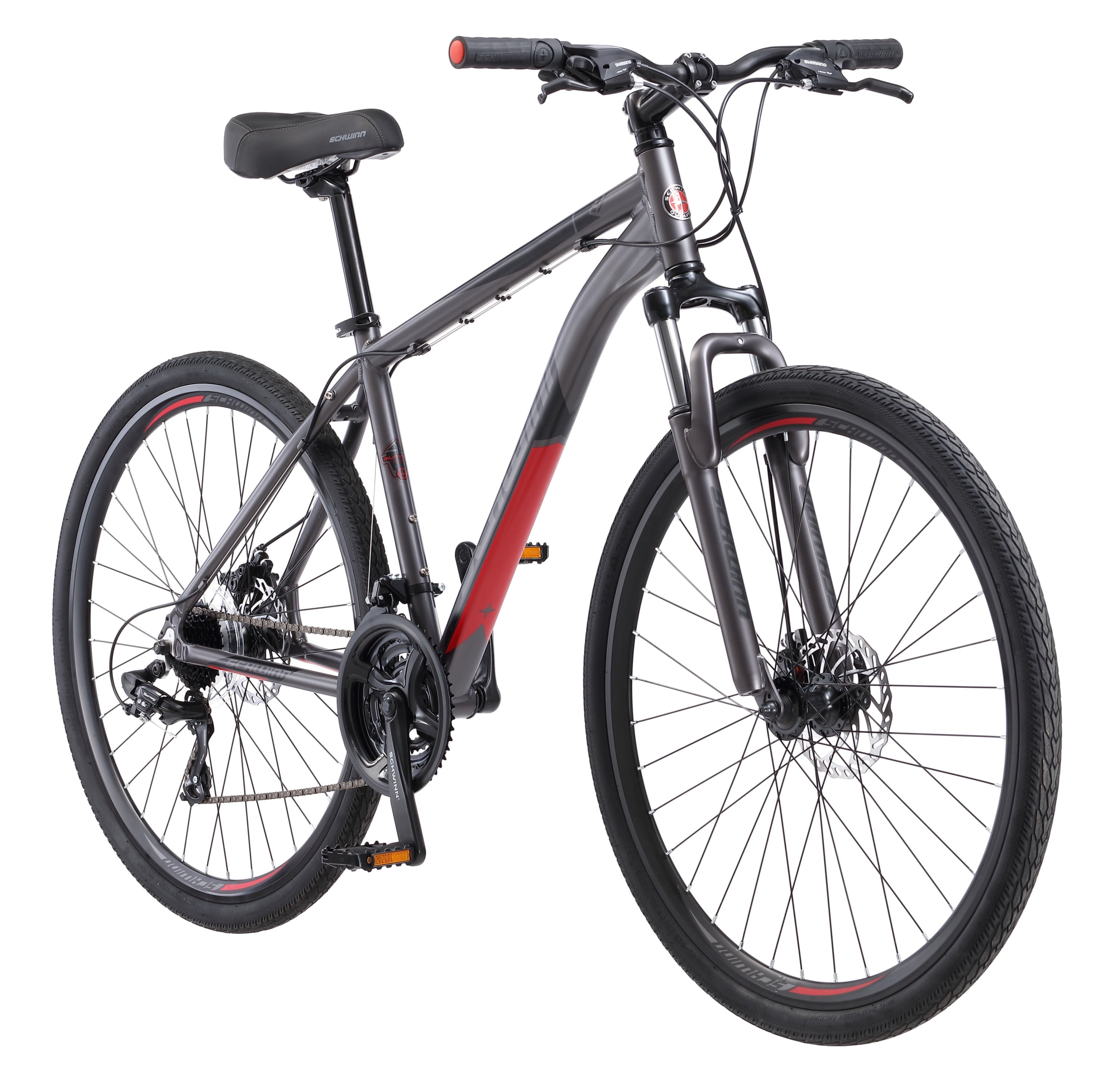 DSB Hybrid Bike, 700c wheels, 21 speeds, mens frame, grey