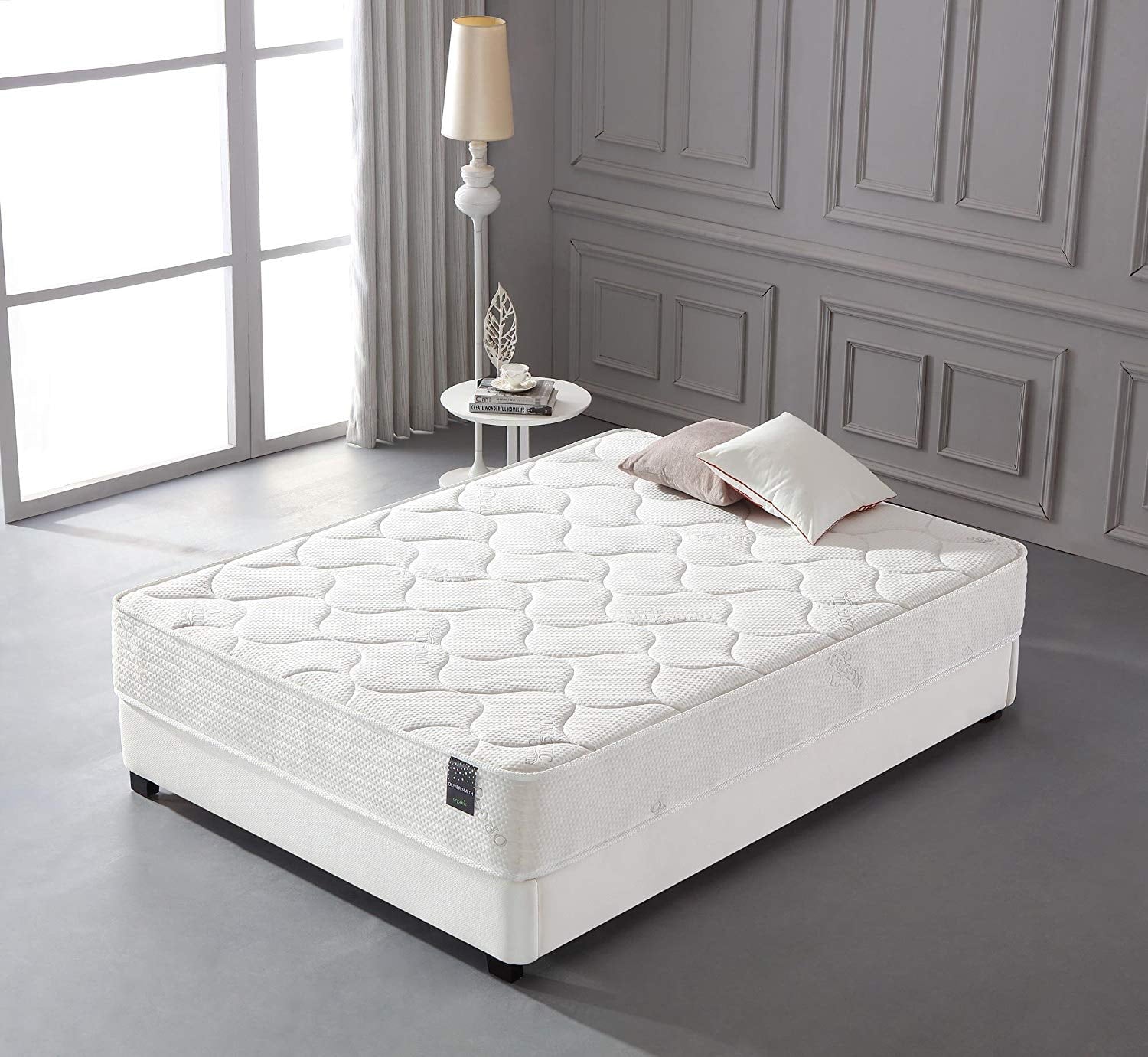 Smith? Organic Cotton 10" Spring & Foam Hybrid Mattress, Firm