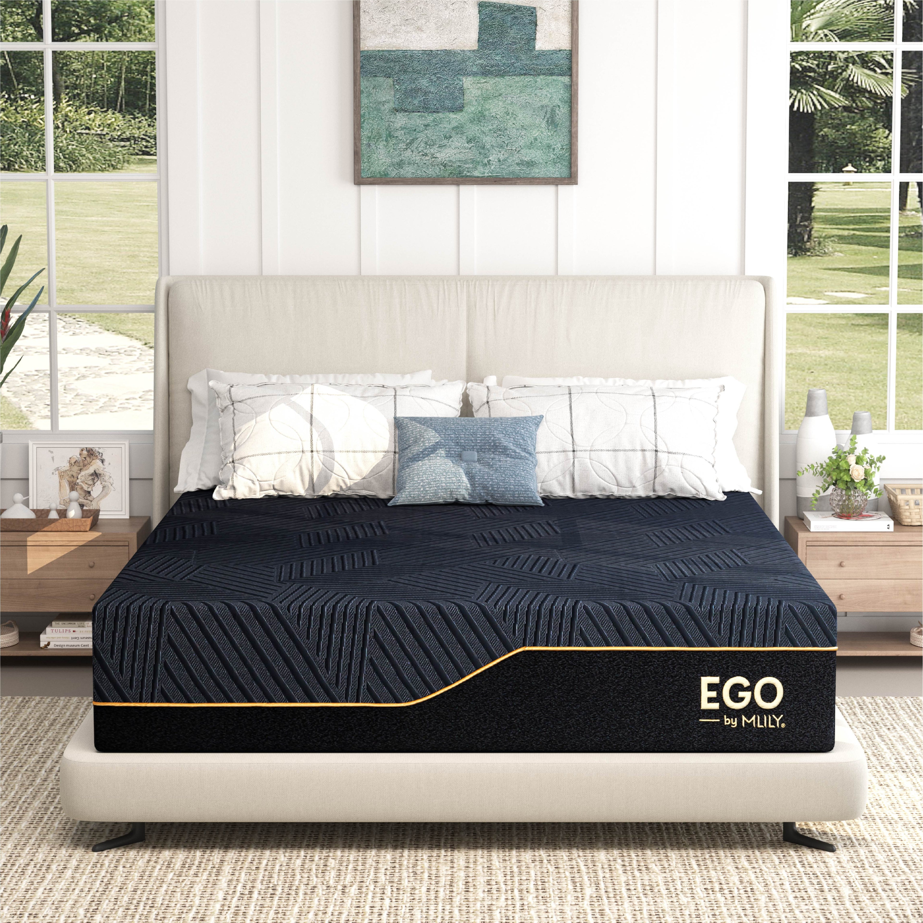 inch EGO Copper Gel Memory Foam Mattress In a Box, King, Medium