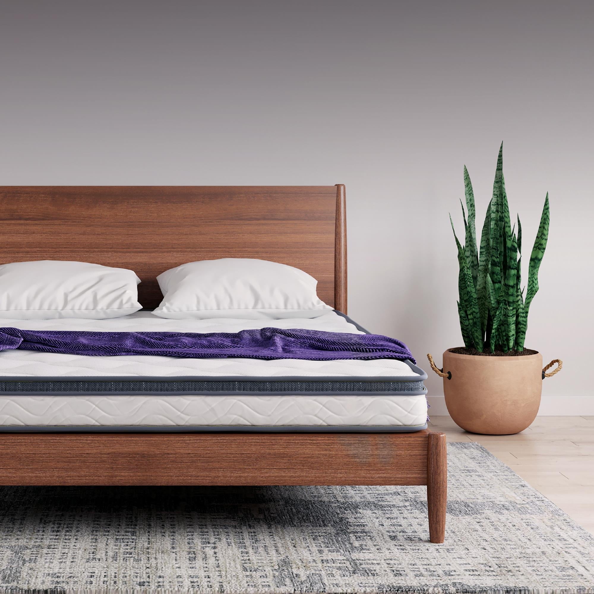 Sleep Essential 6" EuroTop Gel Memory Foam and Innerspring Hybrid Mattress, Queen