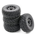 RC Car Tires 4pcs Replacements for 12MM 14MM 17MM ARRMA HSP Tamiya HPI Off-road Vehicle Short Truck