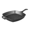 Cast Iron 10.5" Seasoned Square Grill Pan