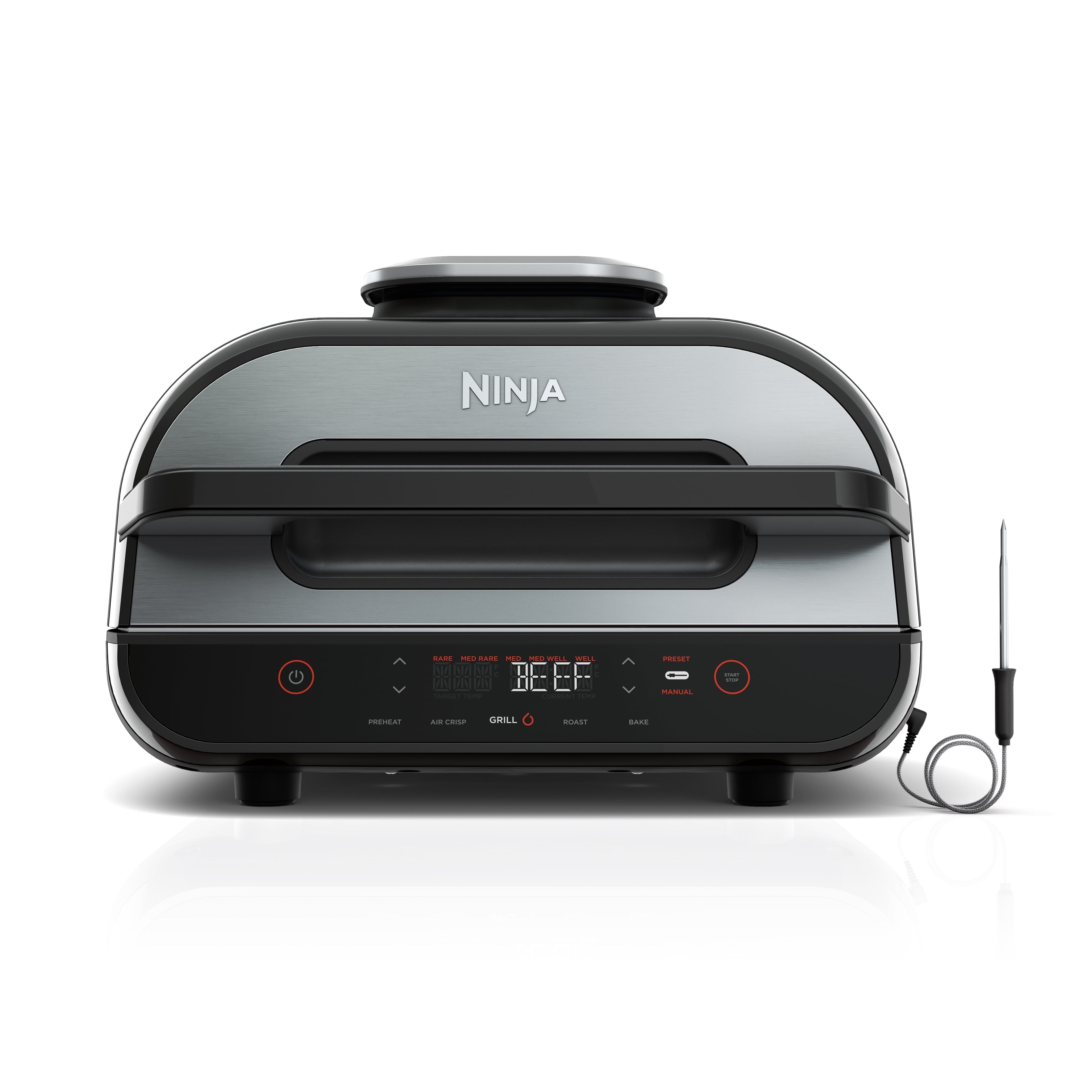 Foodi Smart XL 4-in-1 Indoor Grill with 4-Quart Air Fryer, Roast, Bake, and Smart Cook System, FG550