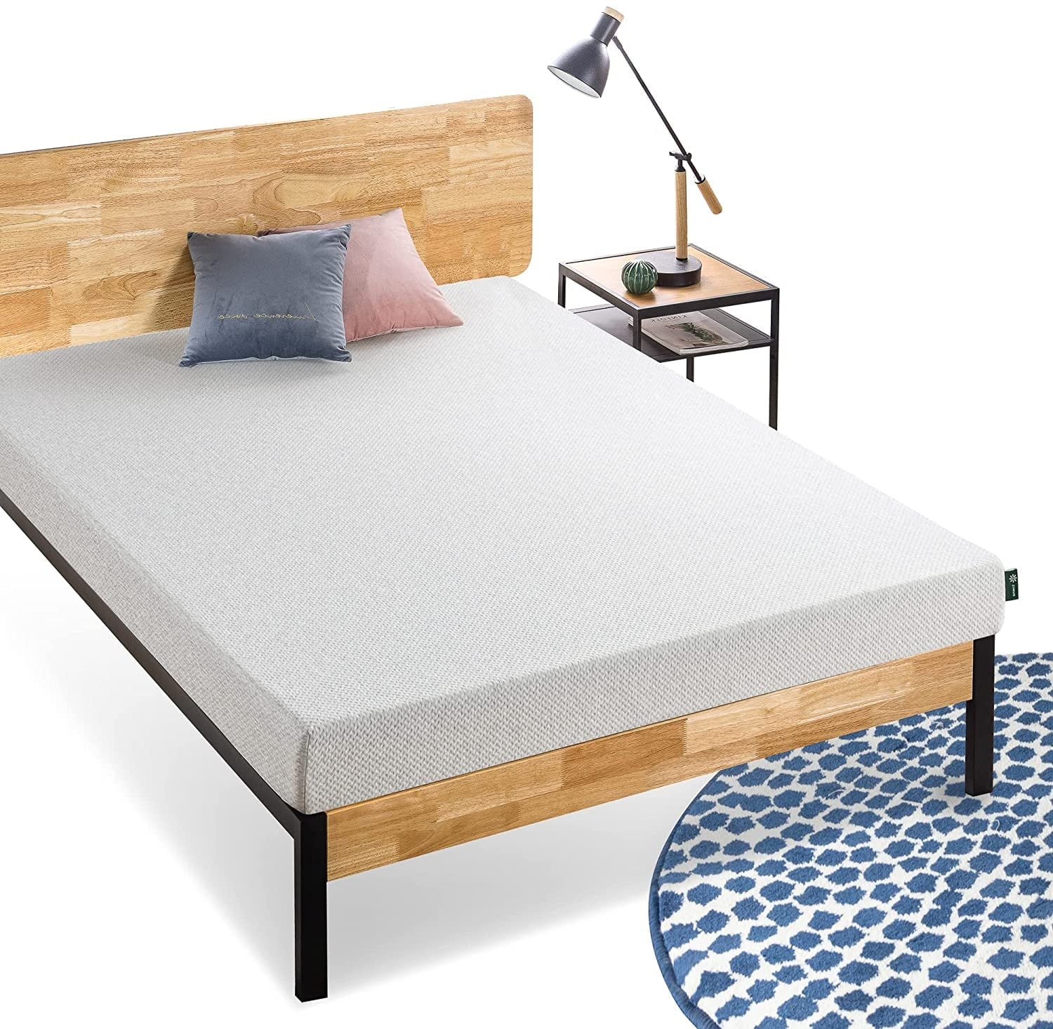6 Inch Ultima Memory Foam Mattress / Pressure Relieving / CertiPUR-US Certified / Mattress-in-a-Box, Twin , Brown Twin 6 Inch Mattress