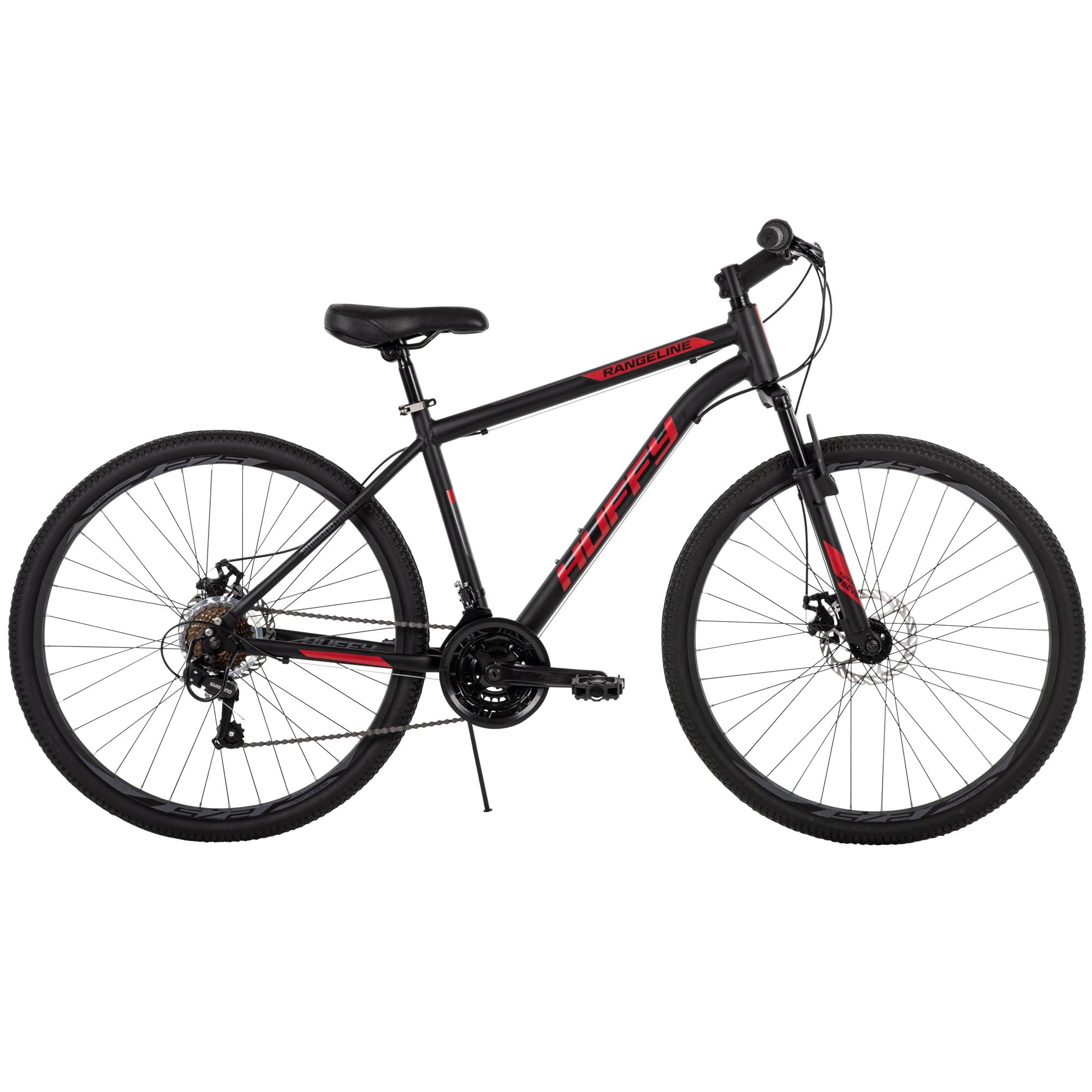 27.5 in. Rangeline Men's Mountain Bikes, Black and Red