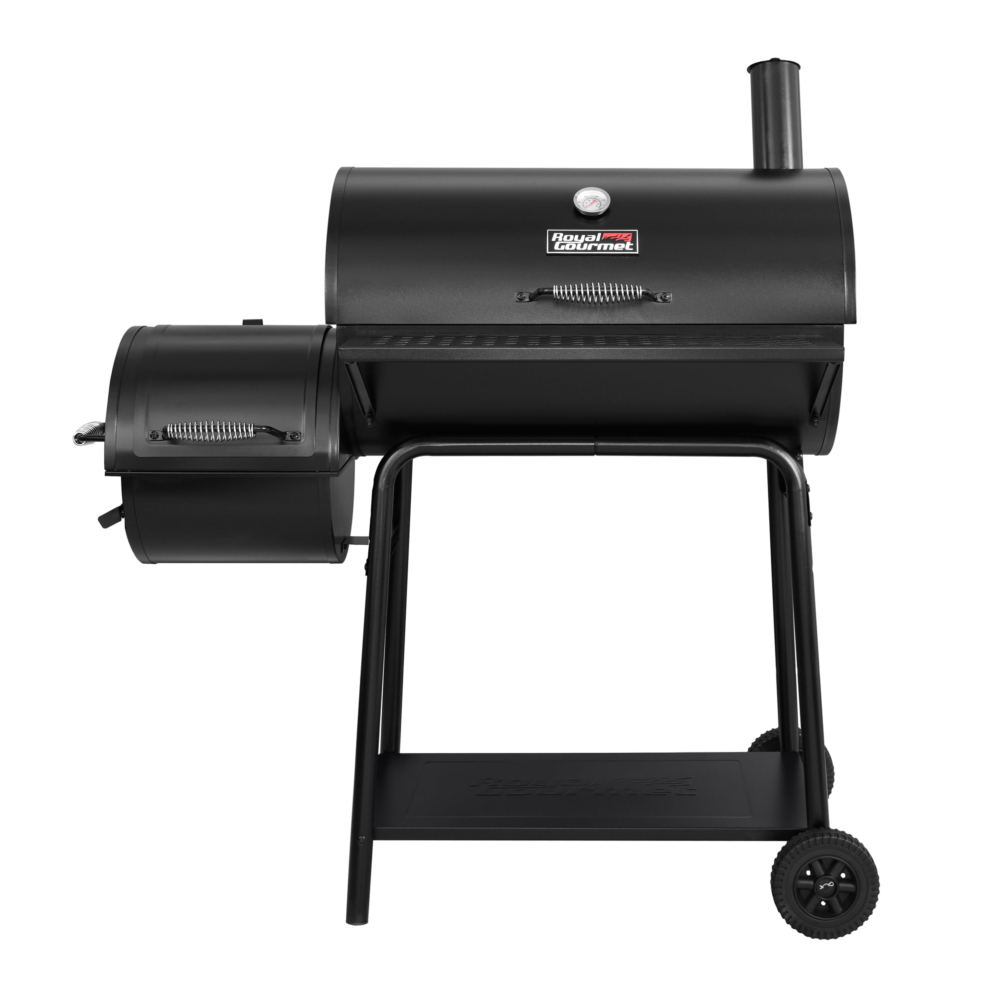 30" CC1830F Charcoal Grill with Offset Smoker