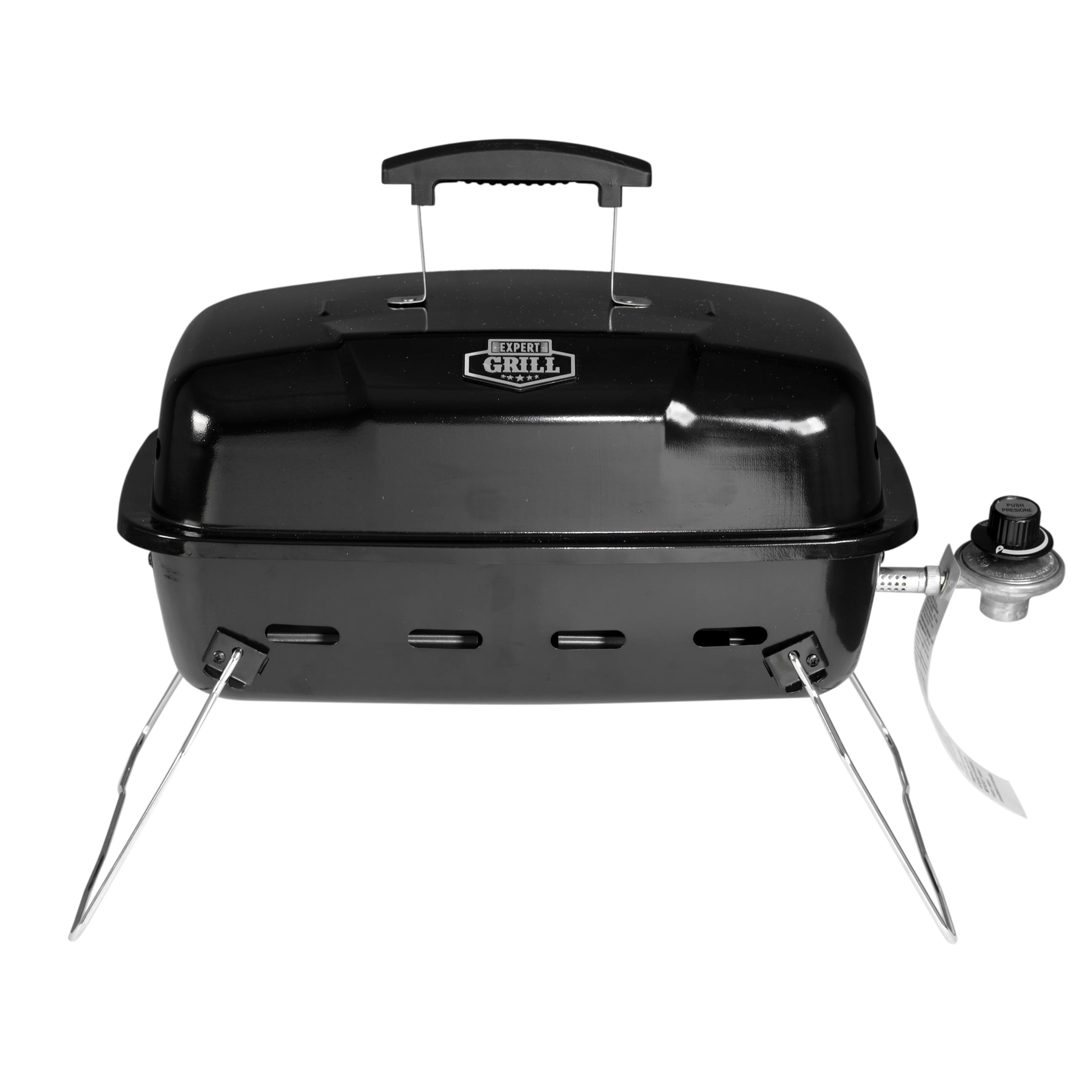Grill 17.5" 10,000 BTU Portable Propane Gas Grill, Black
