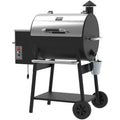 GRILLS ZPG-550A2E 590 sq. in. Wood Pellet Grill and Smoker 8-in-1 BBQ Stainless Steel