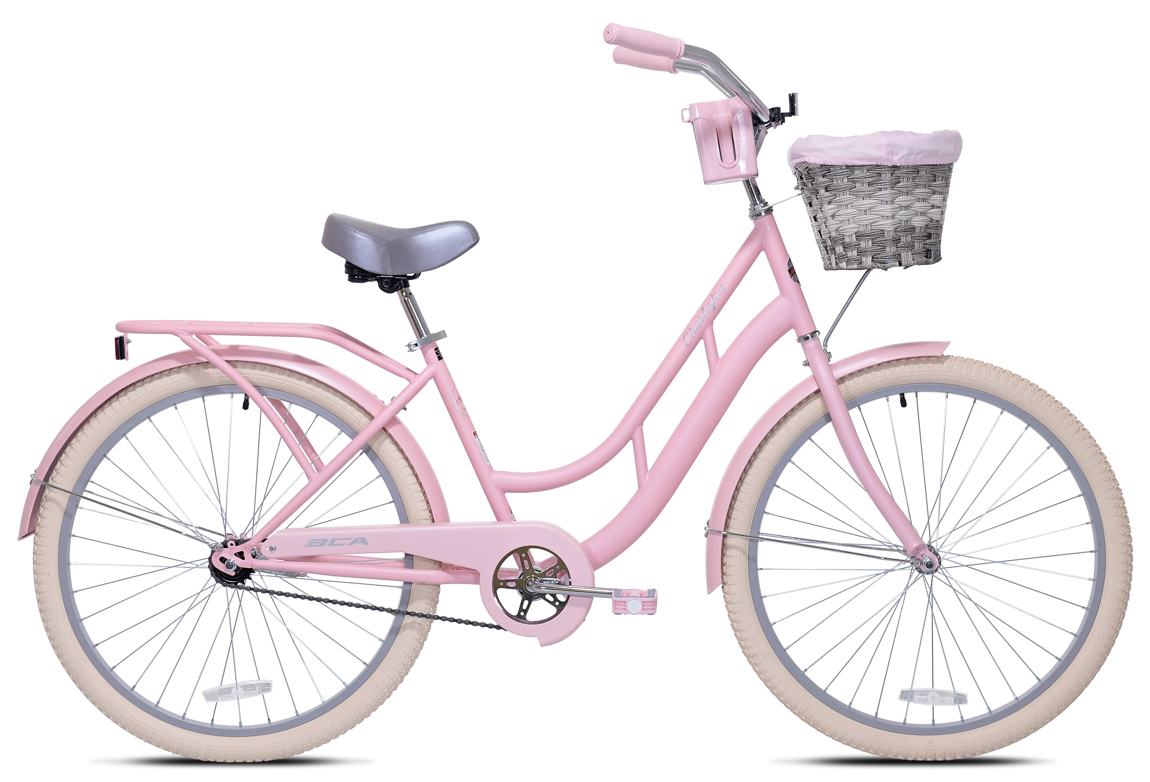 26 In. Charleston Ladies Cruiser Bike, Pink