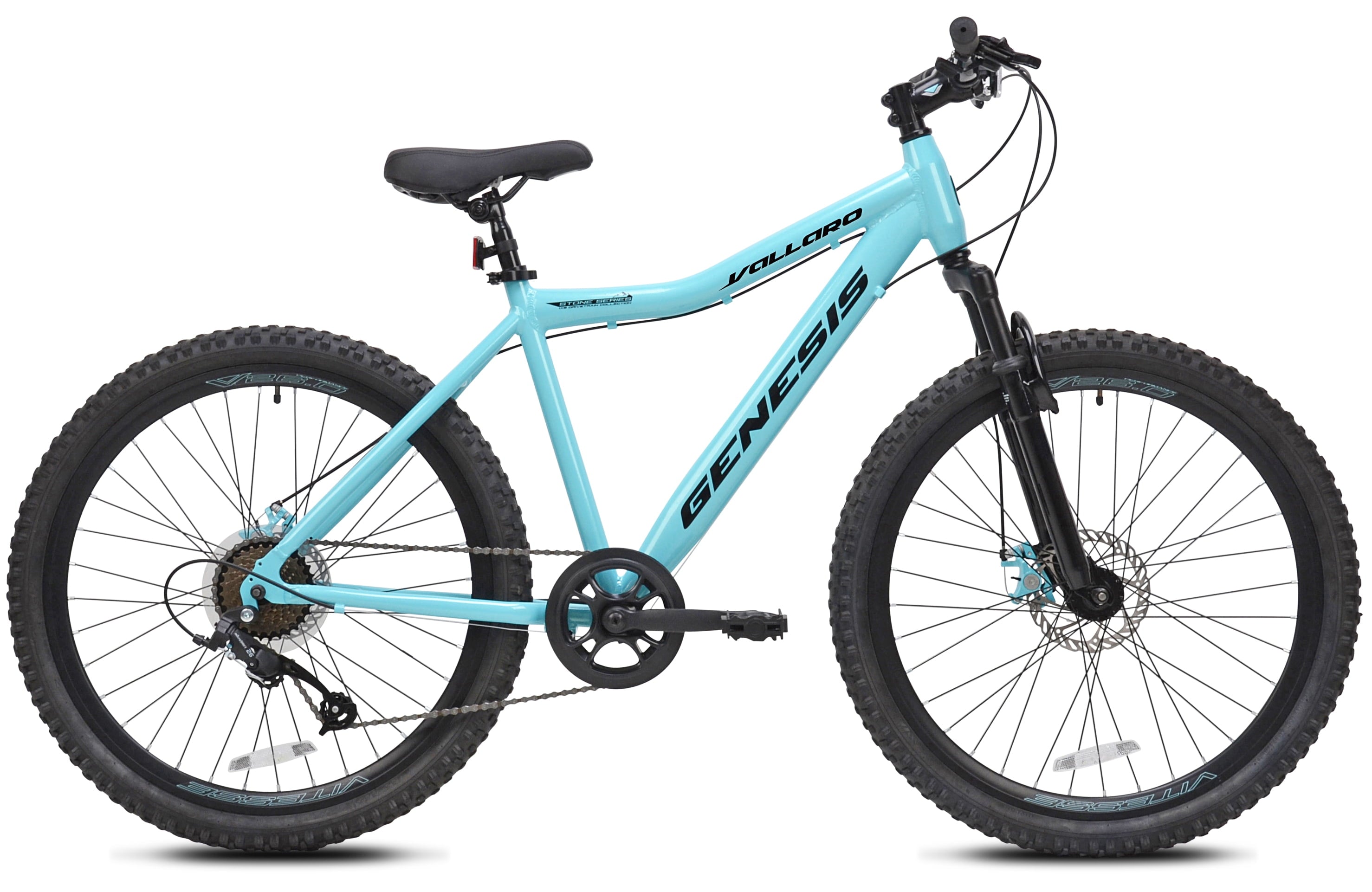 26-inch Vallaro Women's Aluminum Mountain Bike, Light Blue