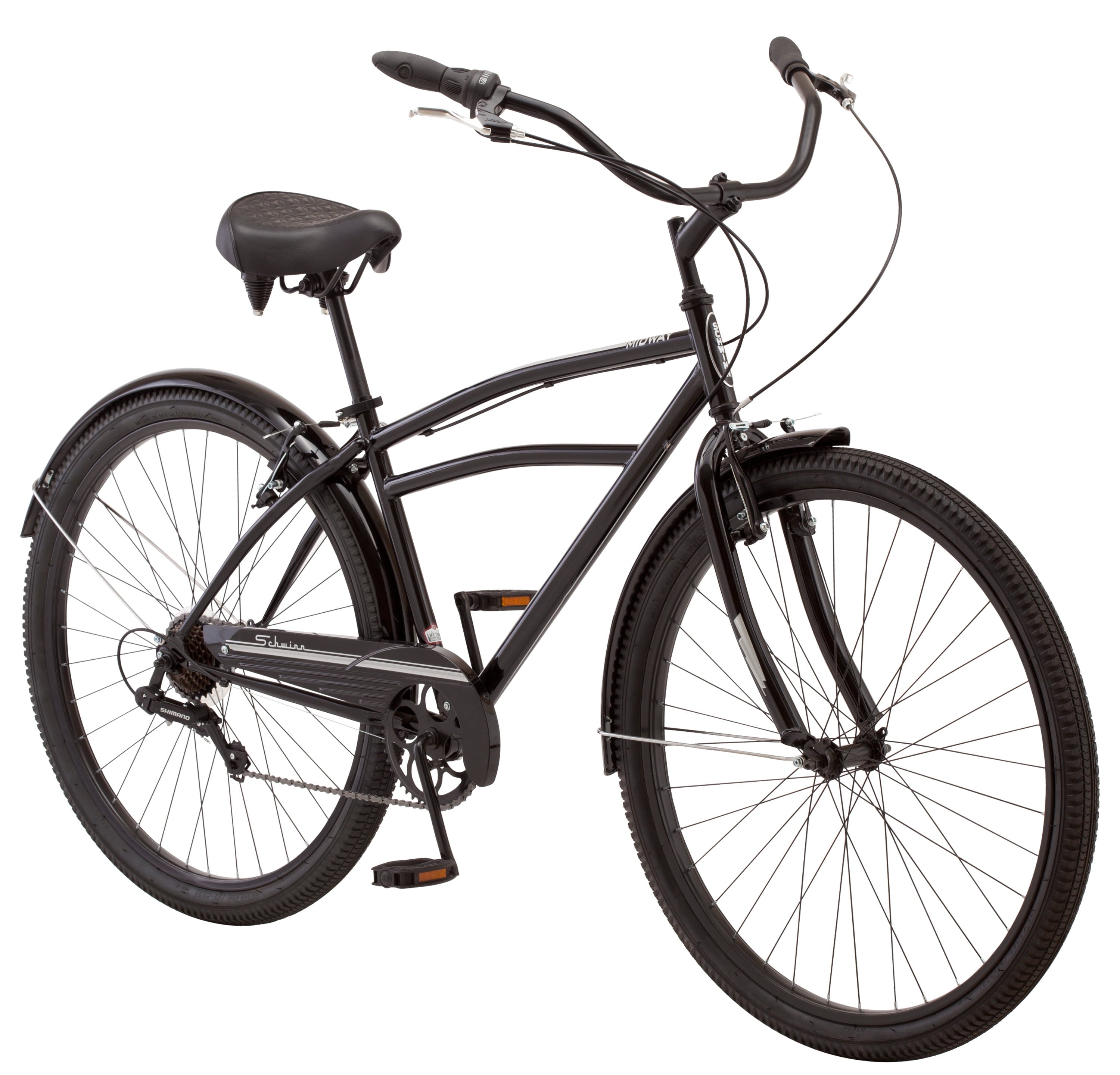 Midway Cruiser Bicycle, 29-in. Wheels, 7 Speeds, Black