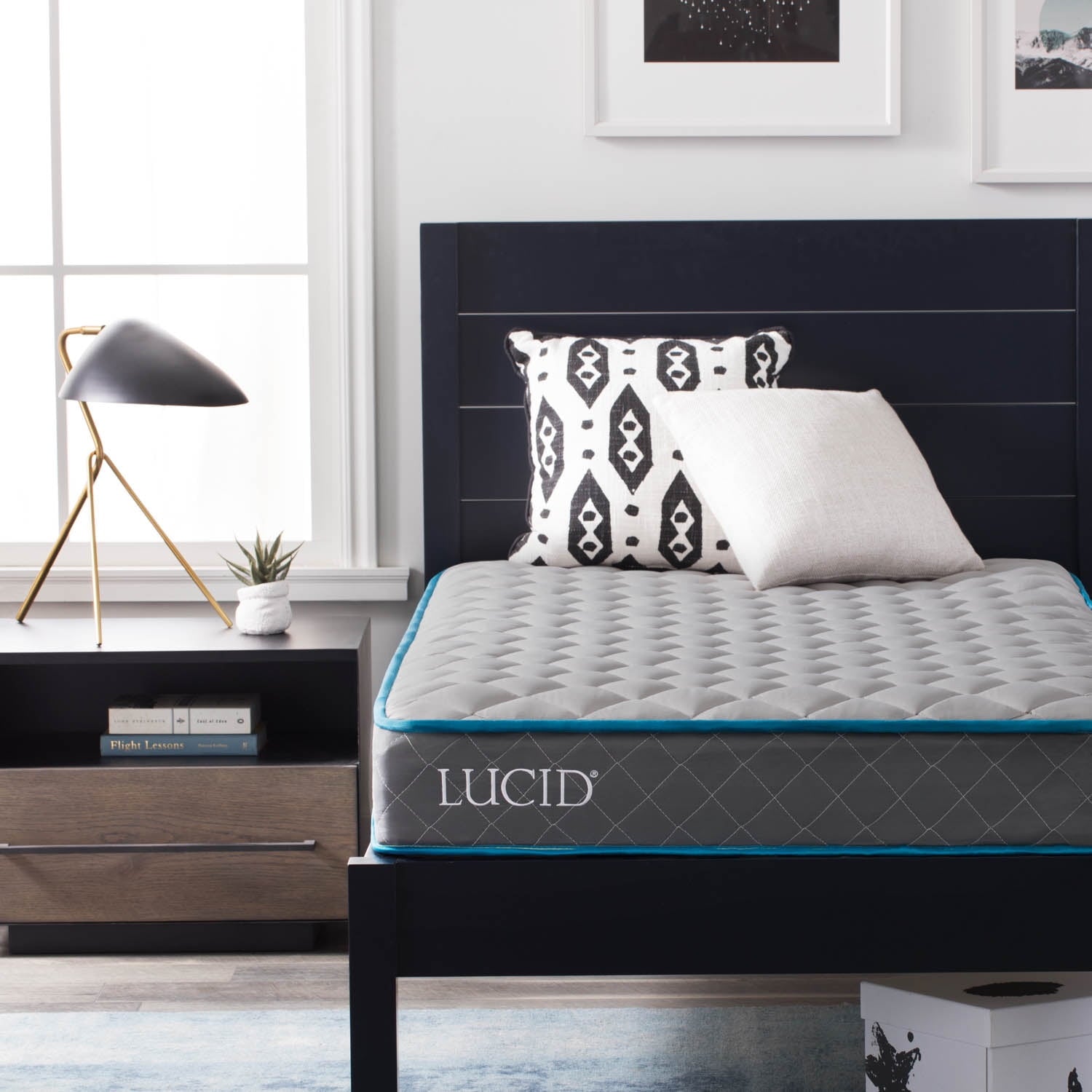 Bounder 7" Innerspring Mattress with Quilted Fabric Cover, Twin