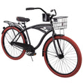 26¡± Nel Lusso Men's Cruiser Bike, Matte Black