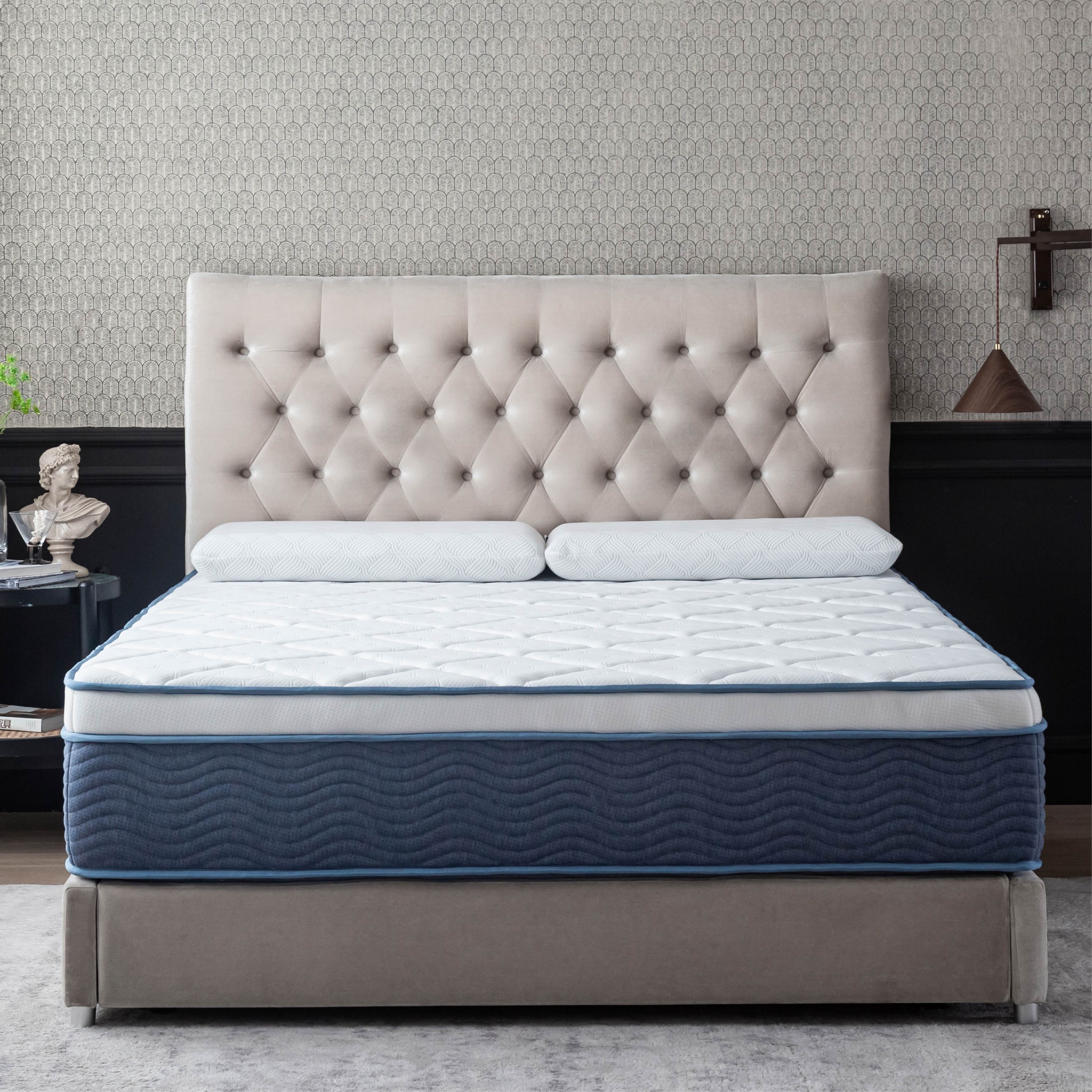 13" Hybrid of Gel Memory Foam and Pocket Spring Mattress, King