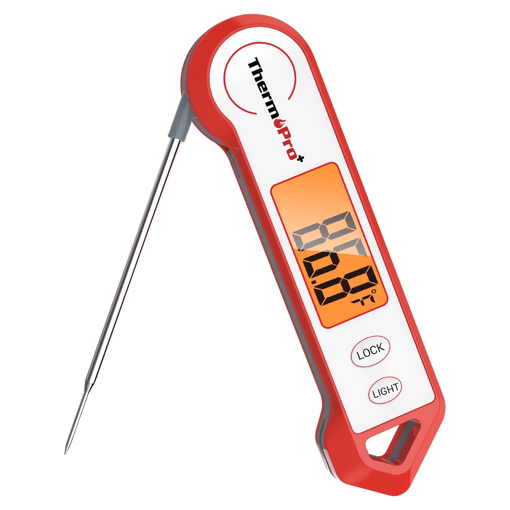 TP19HW Waterproof Digital Meat Thermometer, Food Candy Cooking Grill Kitchen Thermometer with Magnet and LED Display for Oil Deep Fry Smoker BBQ Thermometer