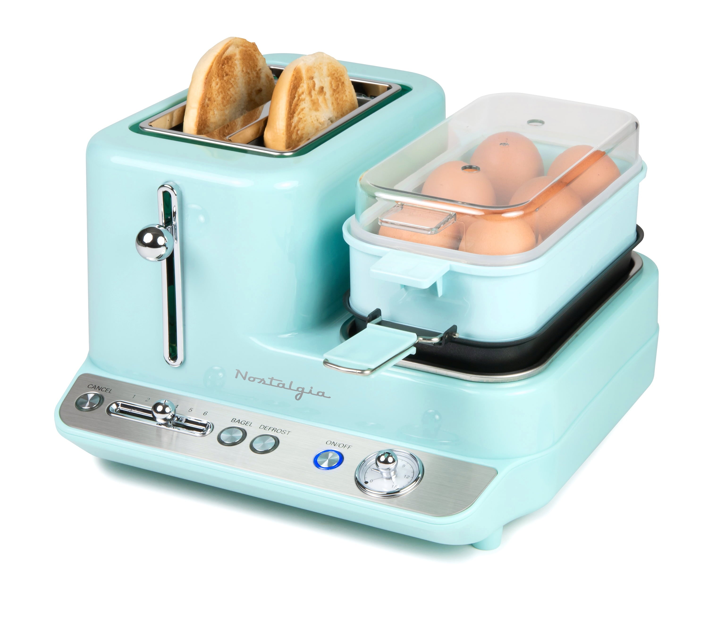 CLBS3AQ Retro 3-in-1 Breakfast Station, Aqua