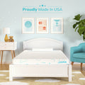 5 inch Memory Foam Mattress for Kids, Twin Size Mattress for Bunk Bed, Blue