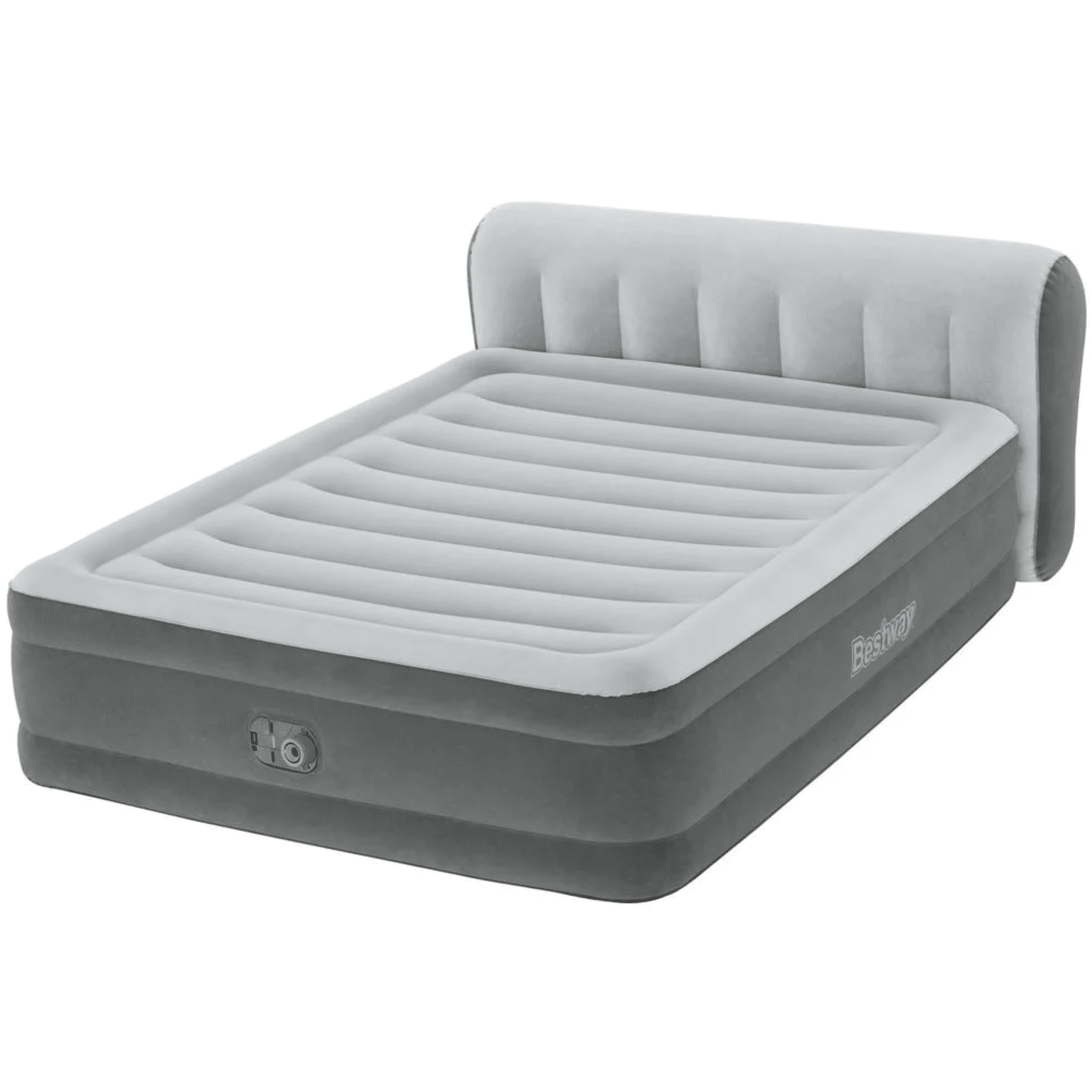 Headboard 18" Queen Air Mattress with Built-in Pump