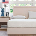 Ego White 6 inch Memory Foam Mattress, Twin Size Mattress in a Box, Medium Firm
