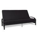 Memory Foam Futon Mattress Full Size (Frame Not Included, Black)