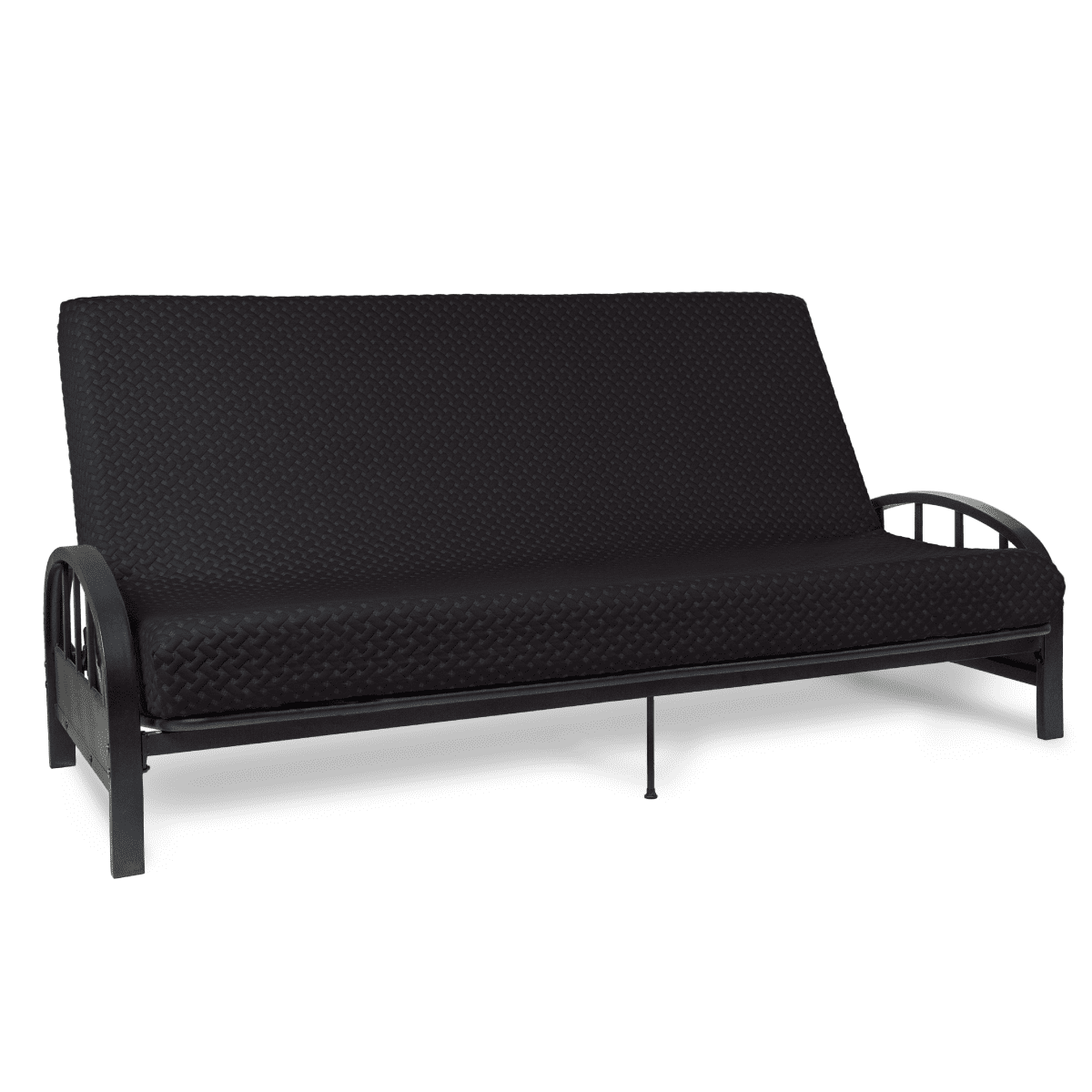 Memory Foam Futon Mattress Full Size (Frame Not Included, Black)