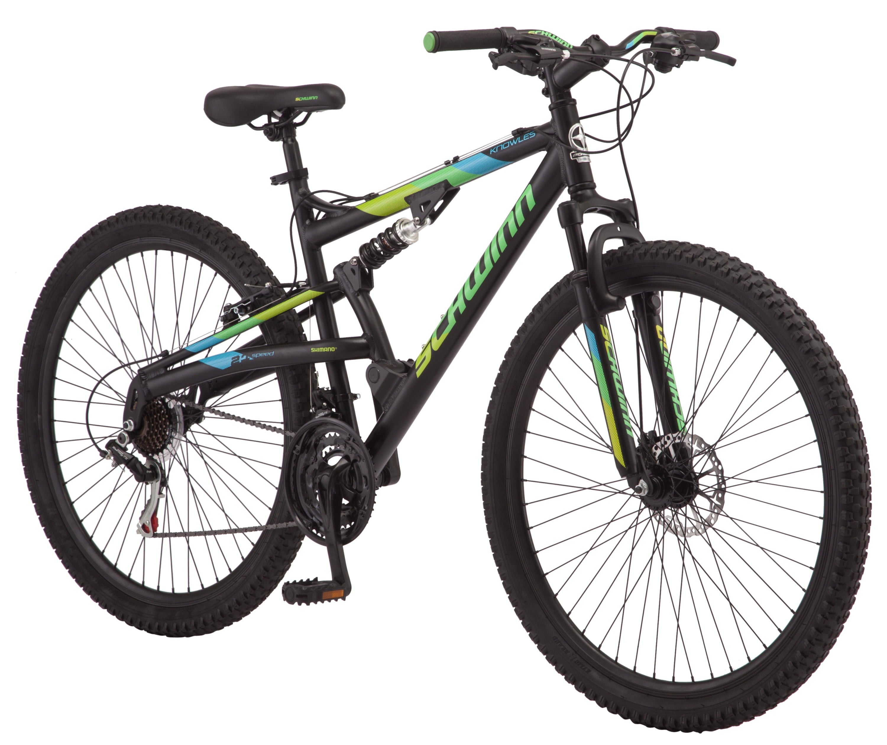 29-in. Knowles Mens Mountain Bike, Black, 21 Speeds