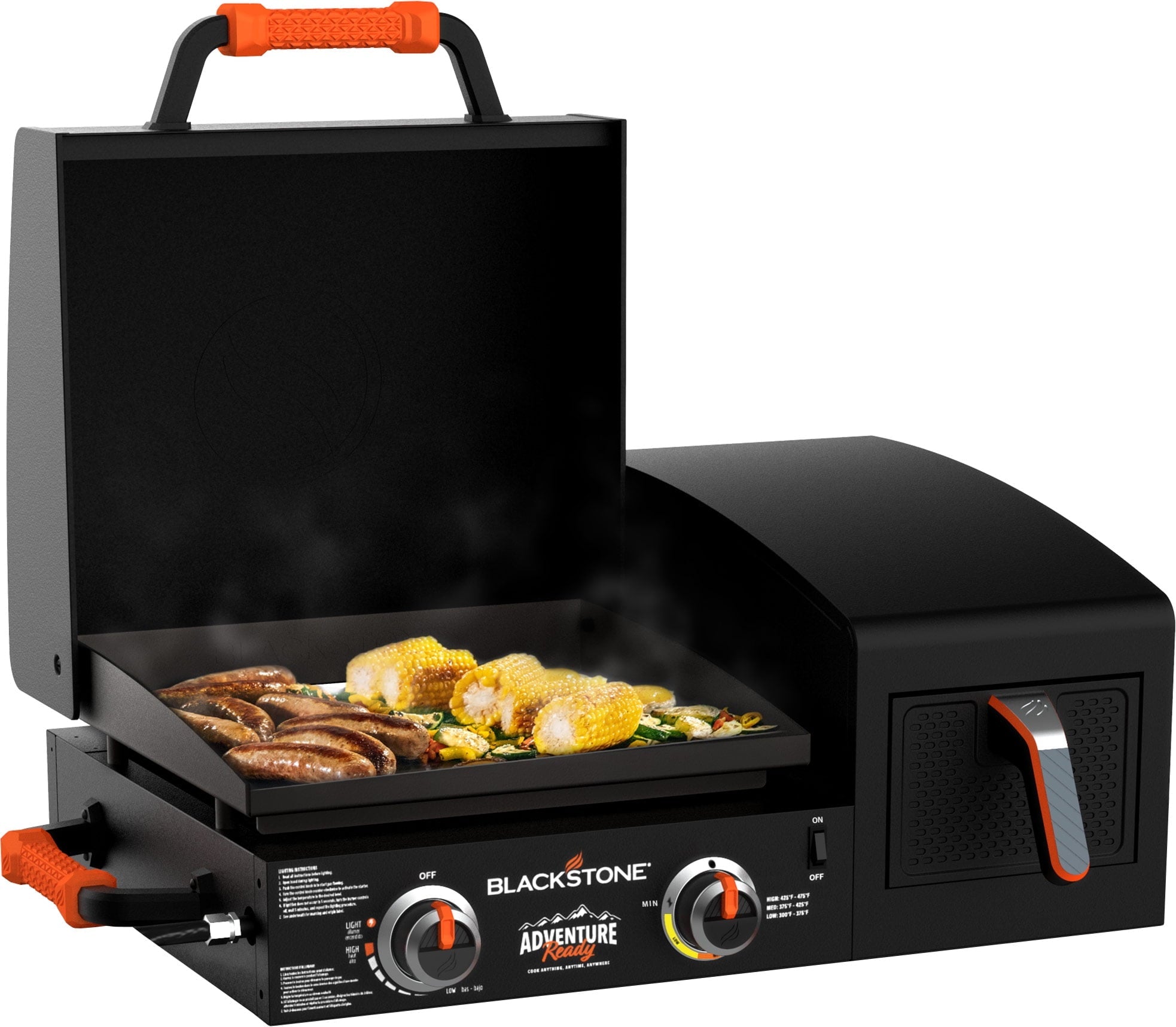 Adventure Ready 17" Griddle with Electric Air Fryer