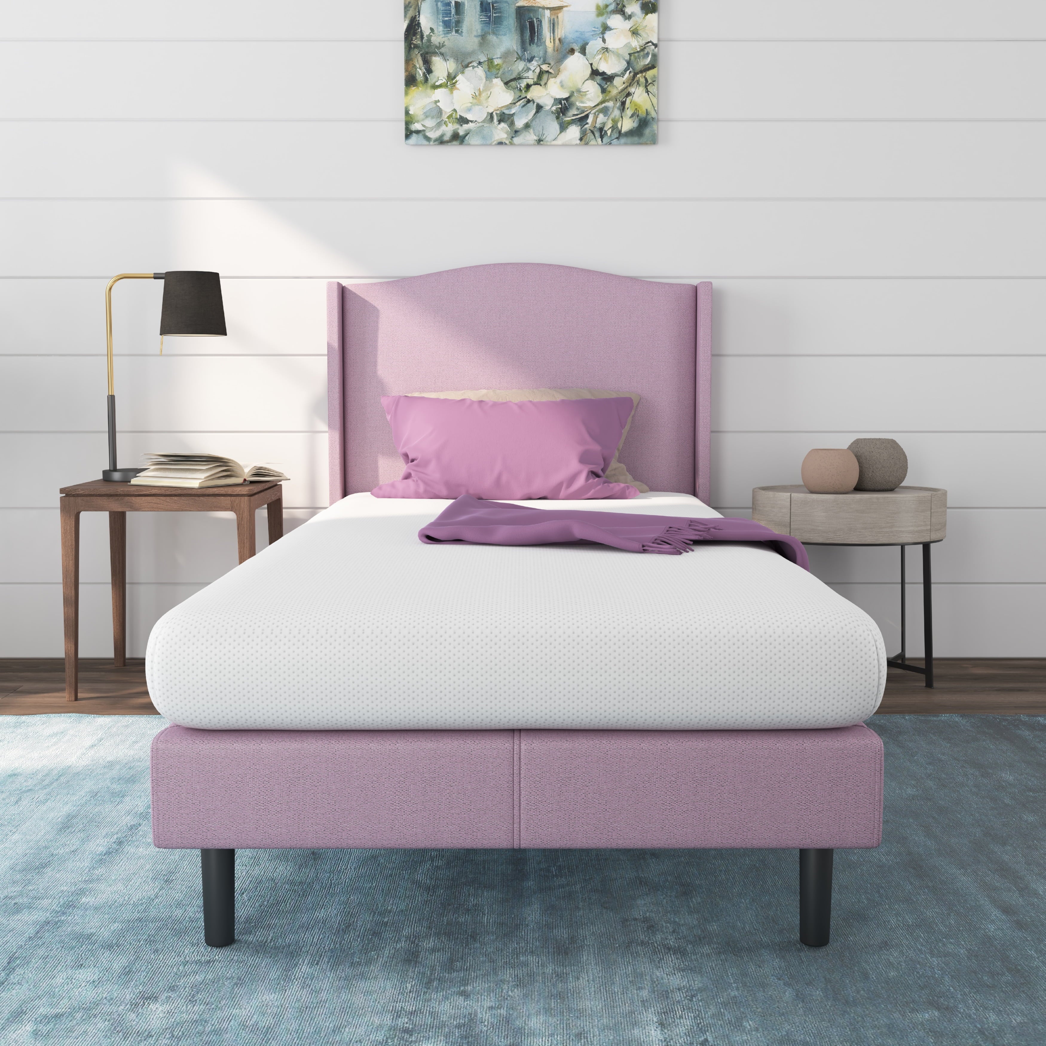 Rainbow 5" Memory Foam Twin Mattress, White