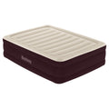 Maroon 20" Queen Air Mattress with Built-in Pump
