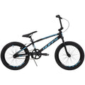 20-inch BMX Bikes HX-Pro Bike, Black with Teal, Aluminum Frame
