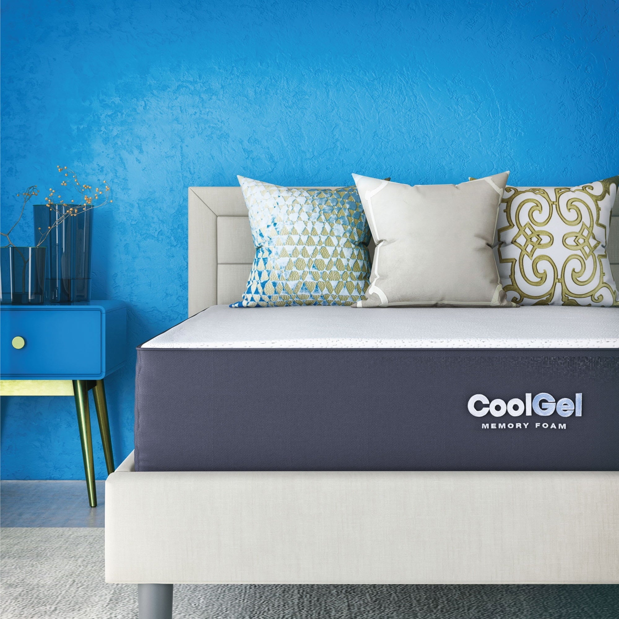 Gel 10" Gel Memory Foam Mattress, Queen