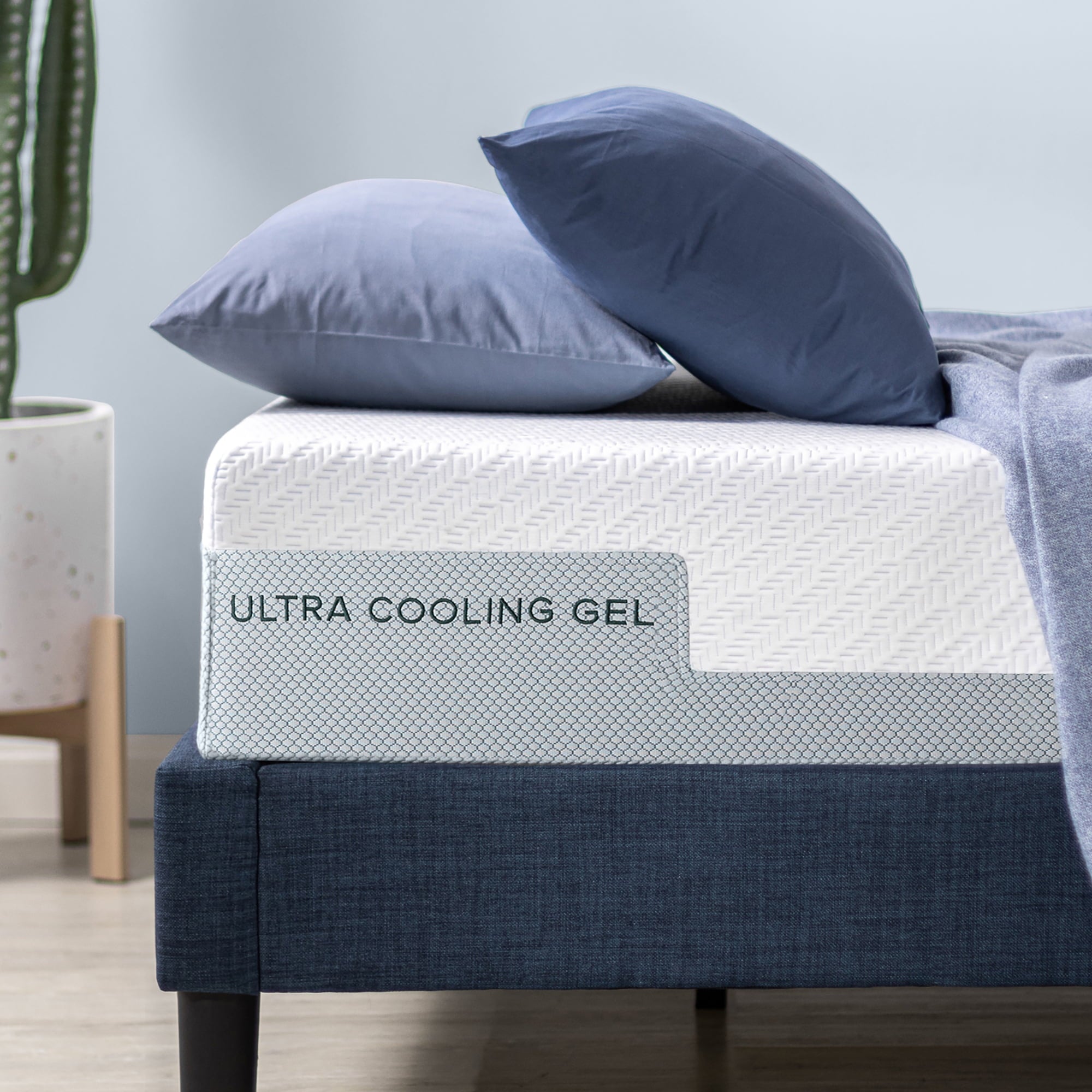 10¡± Ultra Cooling Gel Memory Foam Mattress, Made in the USA of US Foam and Global Materials, Queen