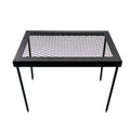 Folding Picnic Grill Table Portable Camping Desk Steel Grill Stand Table for Picnic Hiking Camping Beach Cooking and Backyard Use