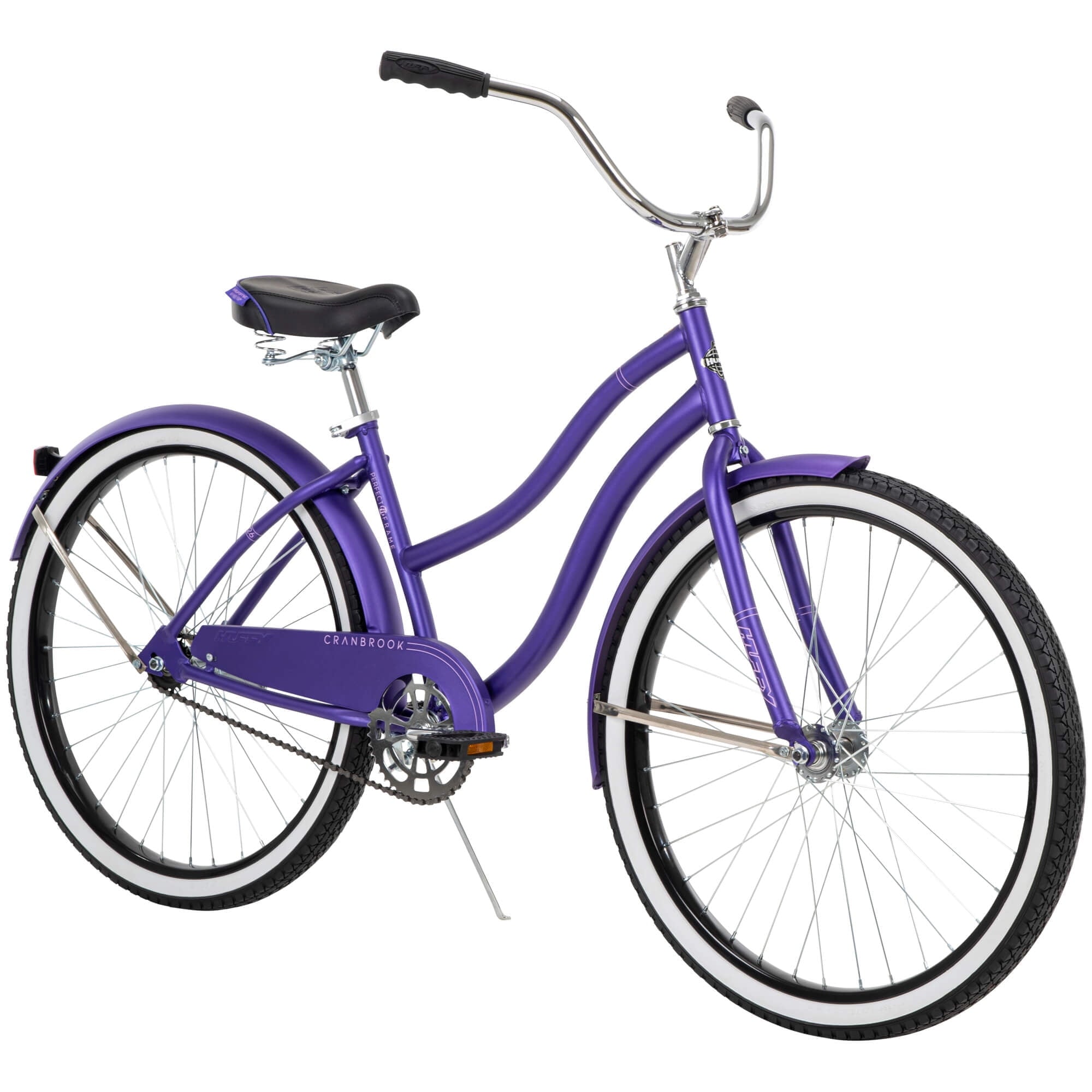 26" Cranbrook Women's Beach Cruiser Bike, Purple