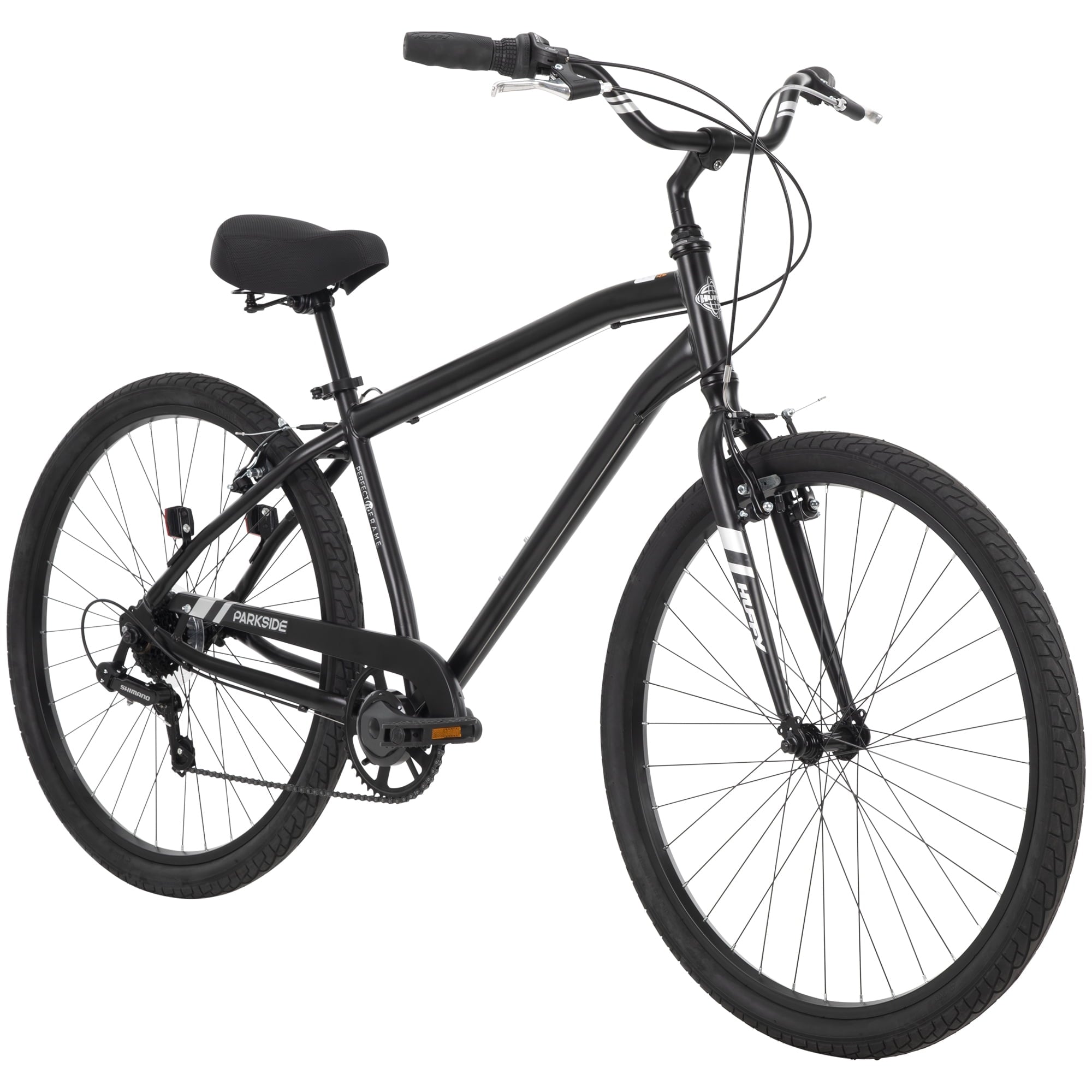 27.5" Mens Parkside? 7-Speed Bike, Matte Black