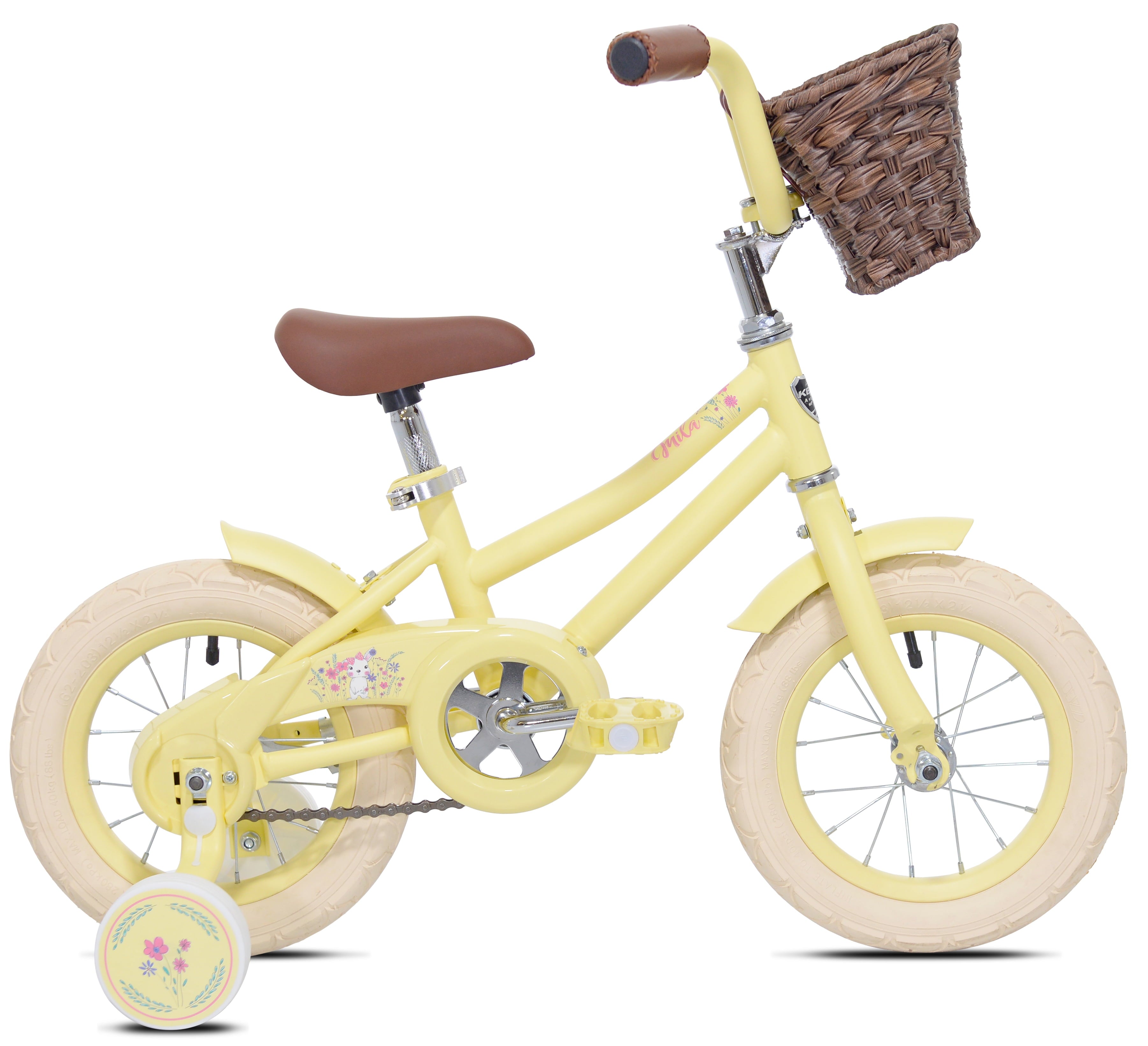 Bicycle 12-inch Girls Mila Child Bicycle, Yellow