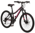 24-in. Excursion Unisex Mountain Bike, Black, 21 Speeds