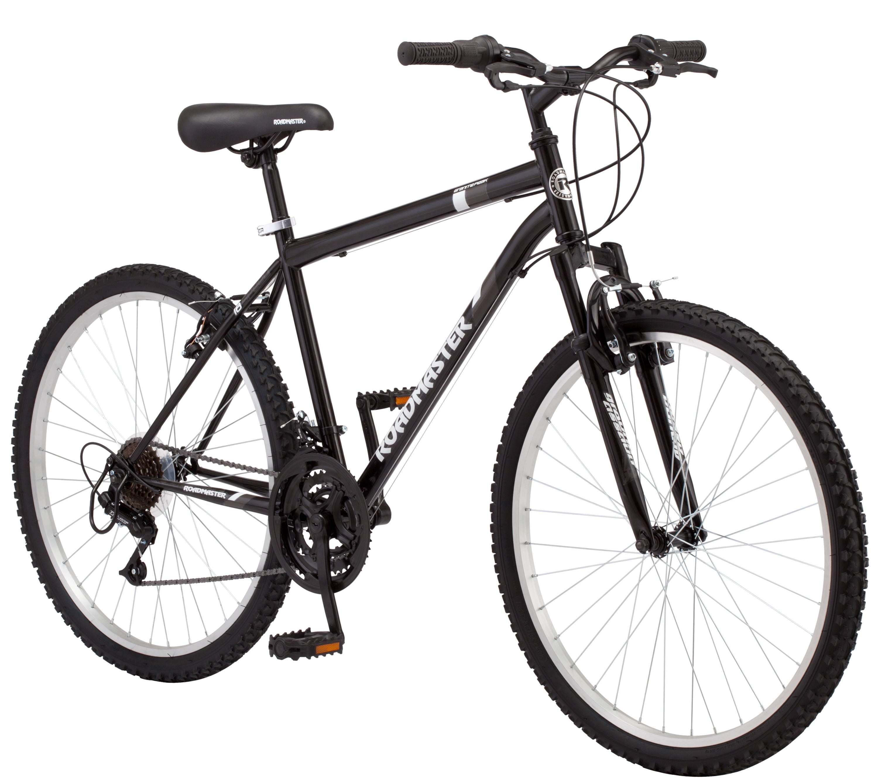 Granite Peak Men's Mountain Bike, 26-inch wheels, black