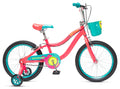 18-in. Breeze Girls Kids Bike with Basket, Pink