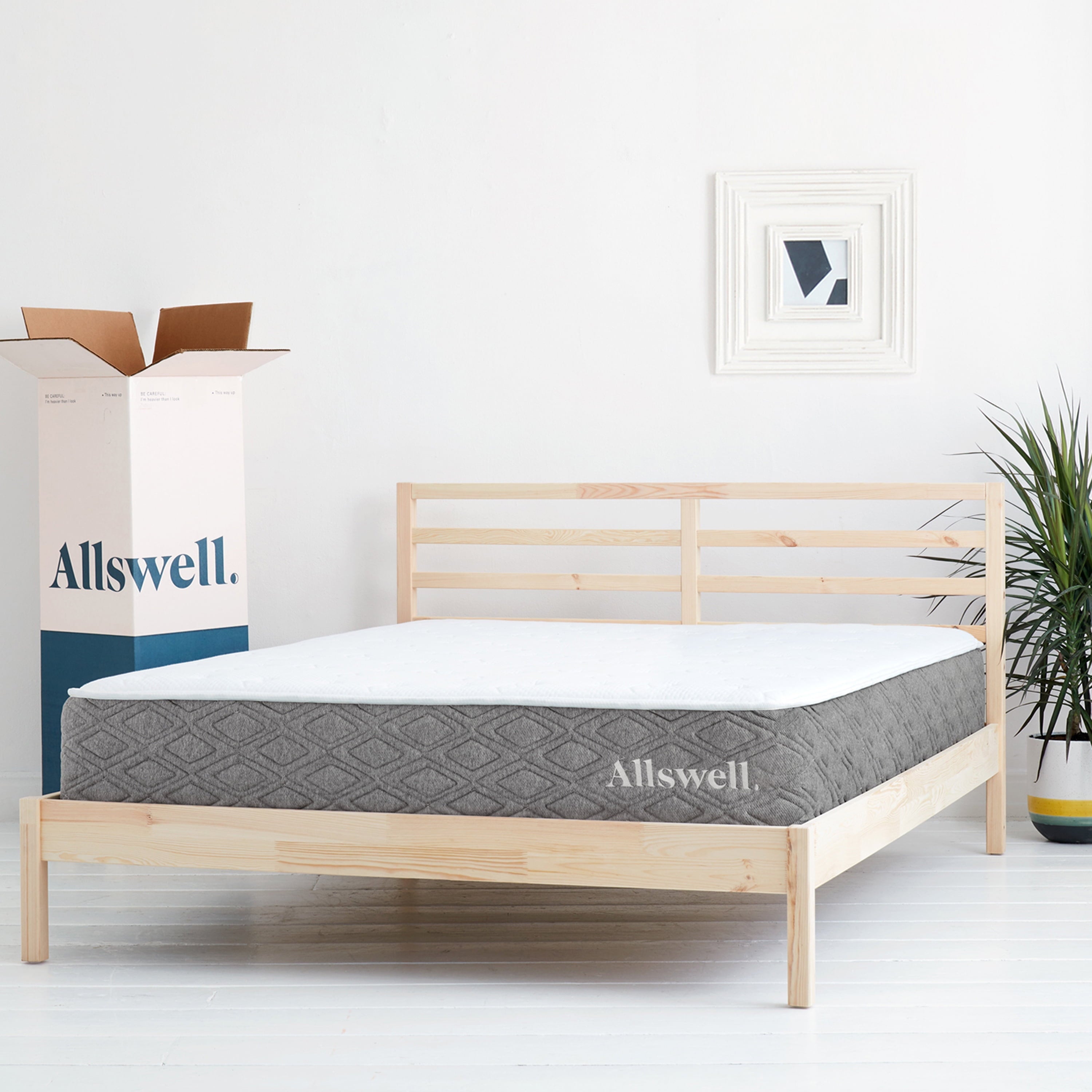 Allswell Luxe 12" Bed in a Box Hybrid Mattress, Queen