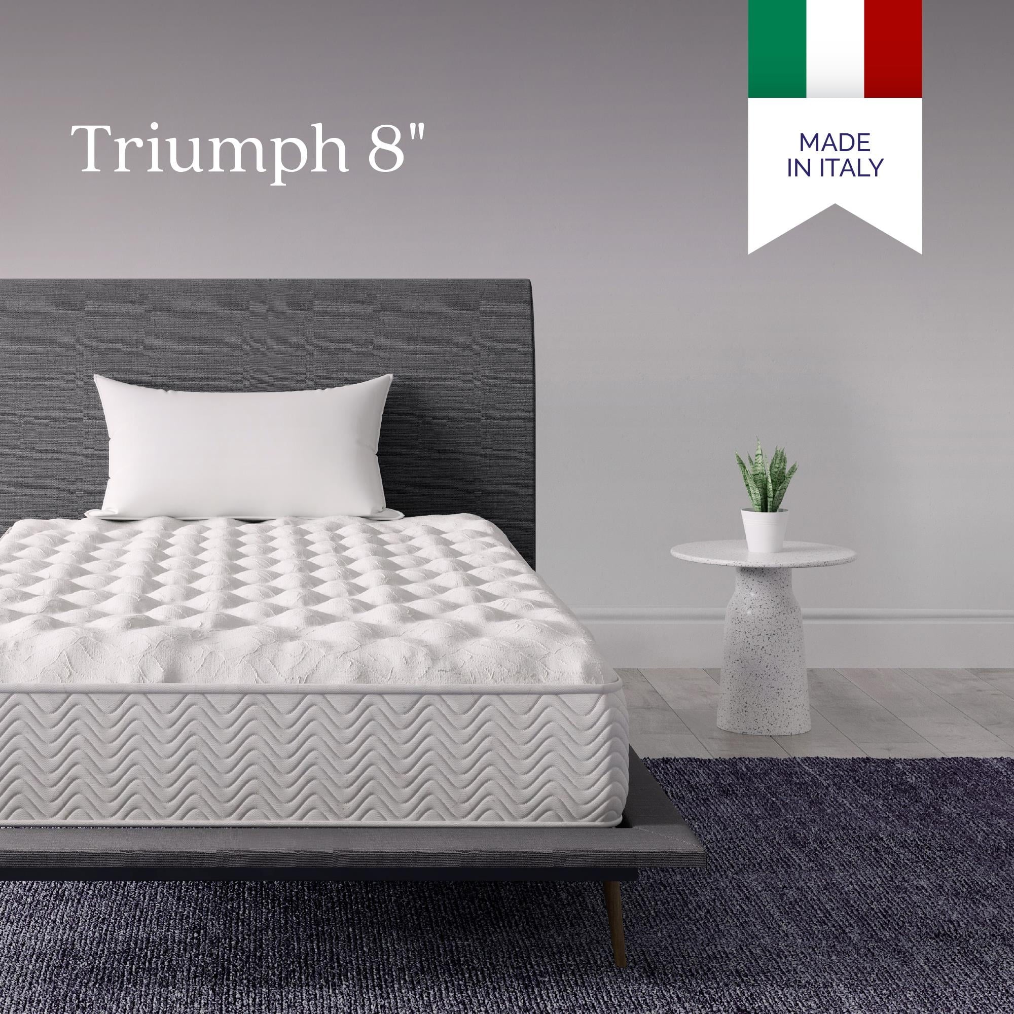 Sleep Triumph 8 Inch Reversible Innerspring Mattress, Twin