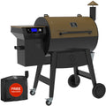Grills ZPG-7002C3E 697 sq. in. Pellet Grill & Smoker Bronze