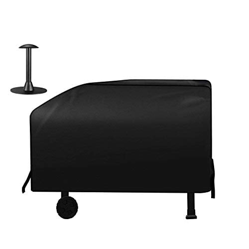 Griddle Cover for Blackstone 28 Inch Grill, Flat Top Cooking Station Grill Cover with Sealed Seam, Outdoor Heavy Duty Waterproof Grill Cover, Includes Support Pole to Prevent Water Pooling